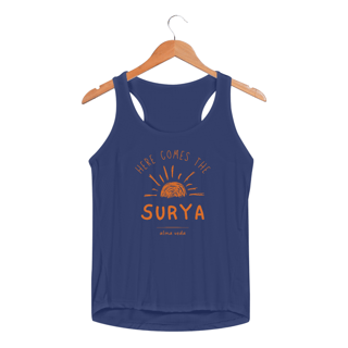 Nome do produto Here Comes the Surya - Regata Feminina Sport Dry UV