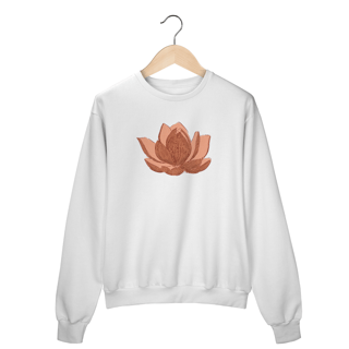 Nome do produto Flor de Lótus - Moletom Prime Blusão