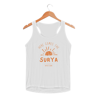 Nome do produto Here Comes the Surya - Regata Feminina Sport Dry UV