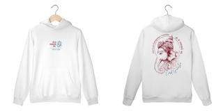 Nome do produto Ganesha - Moletom Prime de Bolso - Branco/Off White