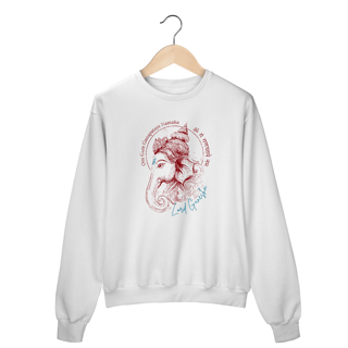 Nome do produto Ganesha - Moletom Prime Blusão - Branco/Off White