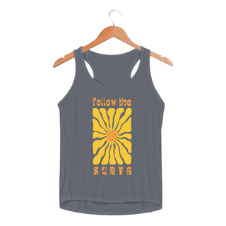 Nome do produto Follow the Surya - Regata Feminina Sport Dry UV
