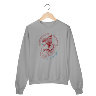 Nome do produto Ganesha - Moletom Prime Blusão - Branco/Off White