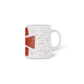 Nome do produto Shanti - Paz Mundial - Caneca