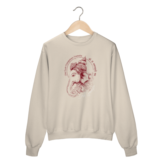 Nome do produto Ganesha - Moletom Prime Blusão - Off White/Cinza Mescla