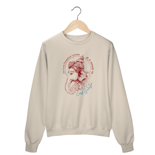 Nome do produto Ganesha - Moletom Prime Blusão - Branco/Off White
