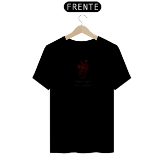 Nome do produto Coragem - Camiseta - Escrito Vermelho