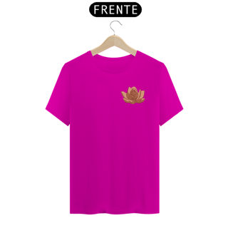 Nome do produto Flor de Lotus - Camiseta - Estampa de Bolso
