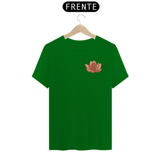 Nome do produto Flor de Lotus - Camiseta - Estampa de Bolso