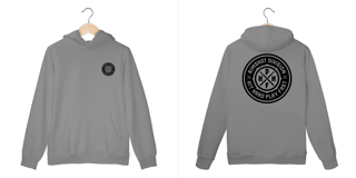 Nome do produto Moletom RSD Hit Hard Play Fast (Branco | Cinza)