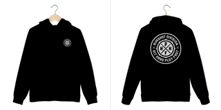 Nome do produto Moletom RSD Hit Hard Play Fast (Preto)