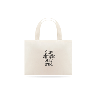 Nome do produto Ecobag . Stay simple