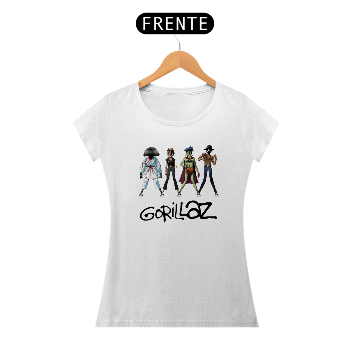 Nome do produto: Gorillaz - DYT - Baby Look Prime