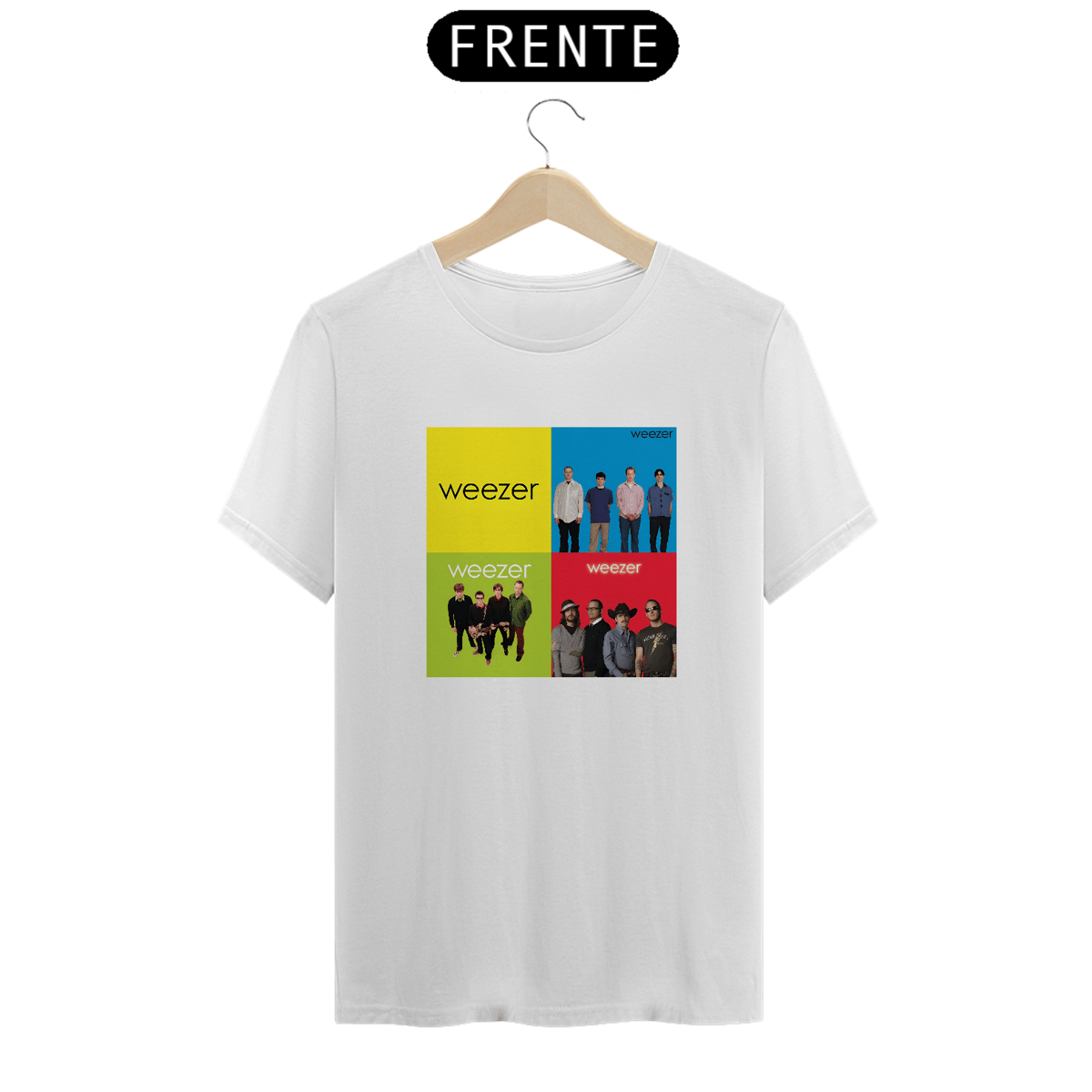 Nome do produto: Weezer - Blue/Green/Red - Camiseta Prime