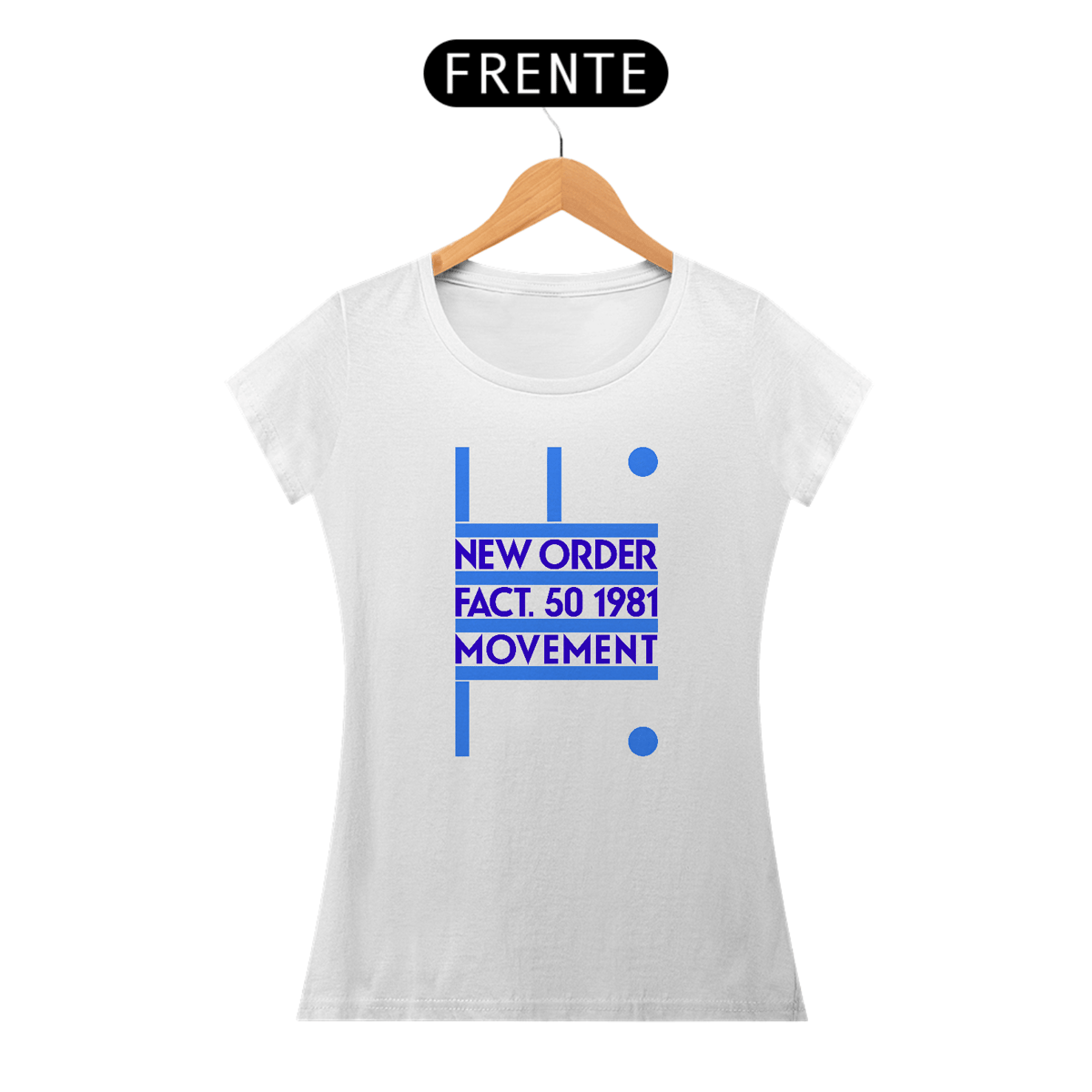 Nome do produto: New Order - Movement - Baby Look Prime