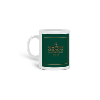 Nome do produto New Order - Ceremony - Caneca