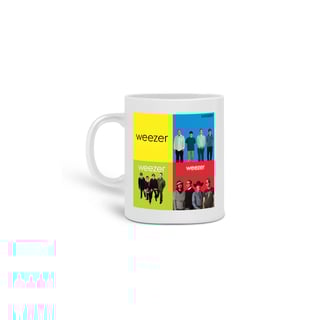 Nome do produto Weezer - Blue/Green/Red - Caneca