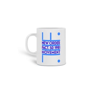 Nome do produto New Order - Movement - Caneca