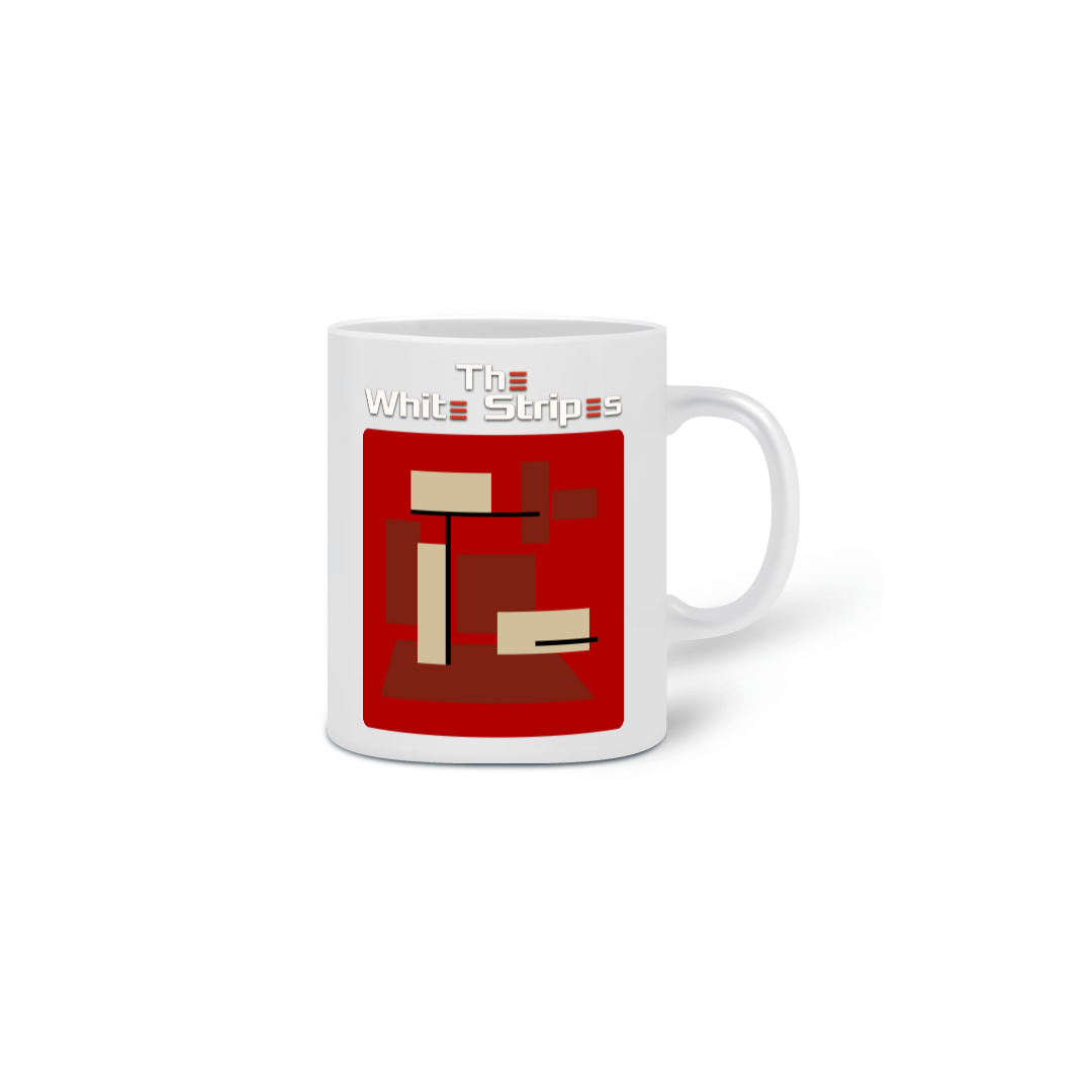 Nome do produto: The White Stripes - Stijl - Caneca