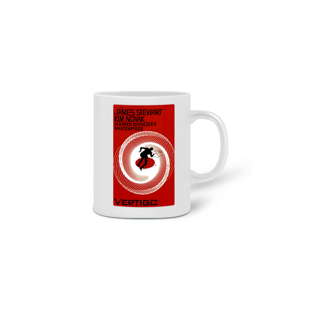 Nome do produto: Um Corpo Que Cai - Vertigo - Alfred Hitchcock - Caneca