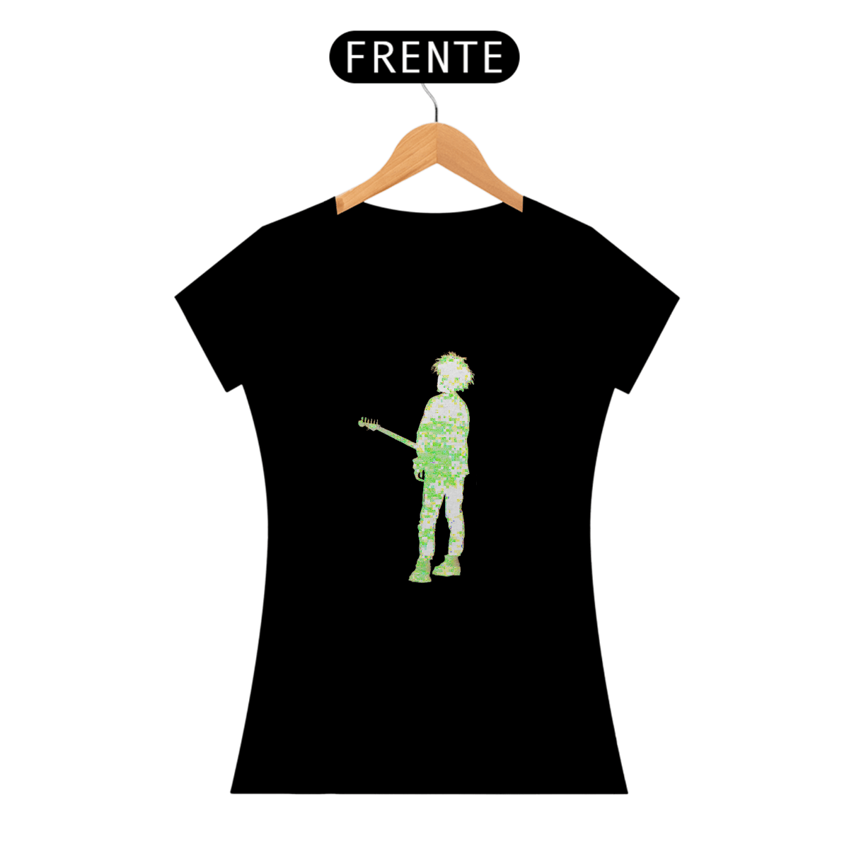 Nome do produto: The Cure - Robert Smith Silhouette - Baby Look Prime