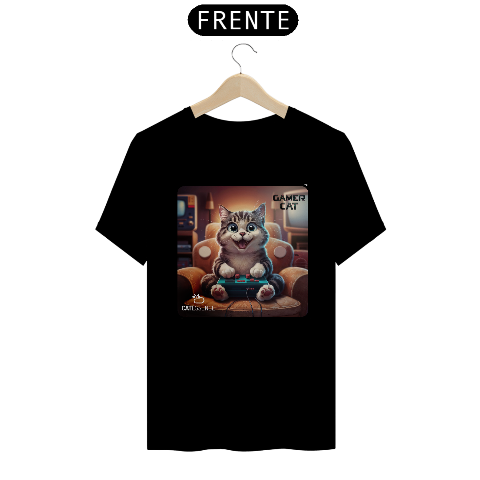 Camiseta Quality GAMER CAT