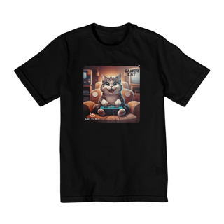 Camiseta Quality Infantil (10-14) GAMER CAT