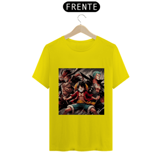 Nome do produto T-Shirt Luffy, Zoro e Shanks (One Piece)