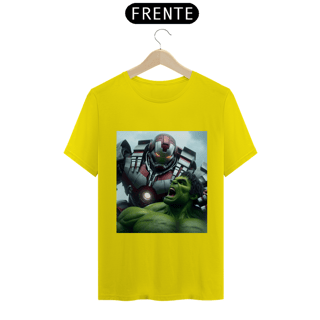 Nome do produto T-Shirt Hulk e Homem de Ferro (Hulkbuster)