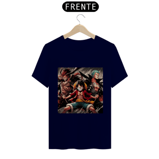 Nome do produto T-Shirt Luffy, Zoro e Shanks (One Piece)