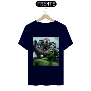 Nome do produto T-Shirt Hulk e Homem de Ferro (Hulkbuster)