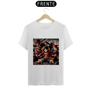 Nome do produto T-Shirt Luffy, Zoro e Shanks (One Piece)