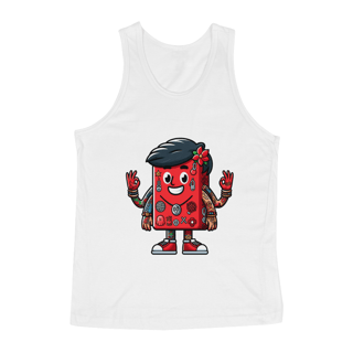 Camiseta Regata Red Block