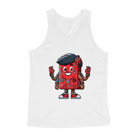 Camiseta Regata Red Block