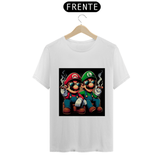 Nome do produto T-Shirt Mario e Luigi Smoker
