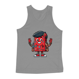Nome do produto Camiseta Regata Red Block