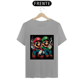 Nome do produto T-Shirt Mario e Luigi Smoker