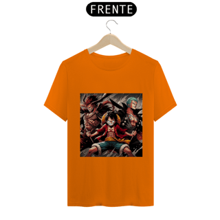 Nome do produto T-Shirt Luffy, Zoro e Shanks (One Piece)