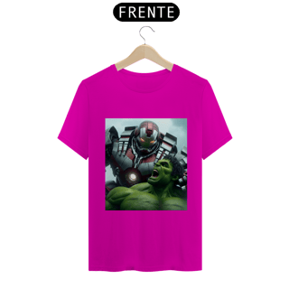 Nome do produto T-Shirt Hulk e Homem de Ferro (Hulkbuster)