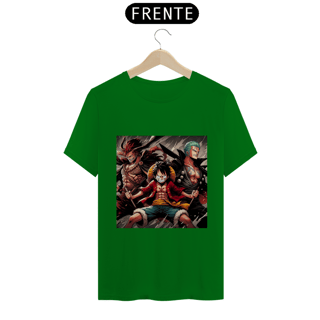 Nome do produto T-Shirt Luffy, Zoro e Shanks (One Piece)