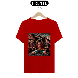 Nome do produto T-Shirt Luffy, Zoro e Shanks (One Piece)