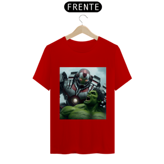 Nome do produto T-Shirt Hulk e Homem de Ferro (Hulkbuster)