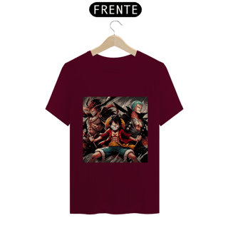 Nome do produto T-Shirt Luffy, Zoro e Shanks (One Piece)