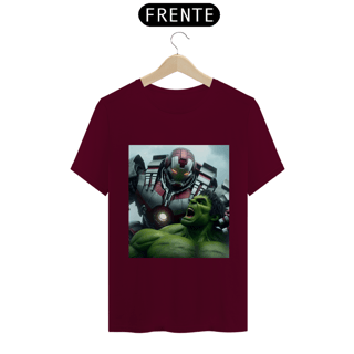 Nome do produto T-Shirt Hulk e Homem de Ferro (Hulkbuster)