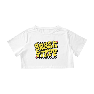 Nome do produto Cropped - Break Stuff - Amarelo