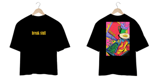 Nome do produto Camiseta Oversized - Breakfast