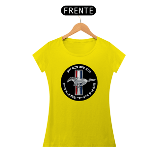 Nome do produto Camiseta Quality Baby Look – Ford Mustang - Liberdade em Movimento
