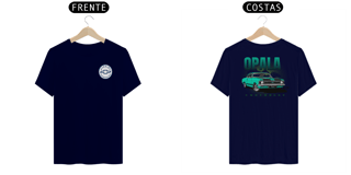 Nome do produto Camiseta Quality Opala SS Green - Frente e Costas - Unissex