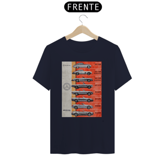 Nome do produto Camiseta Premium  Evolução Mercedes-Benz Conversíveis - Unissex
