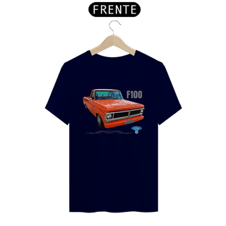 Nome do produto Camiseta Quality Ford F100 1974 Laranja – A Clássica com Alma V8